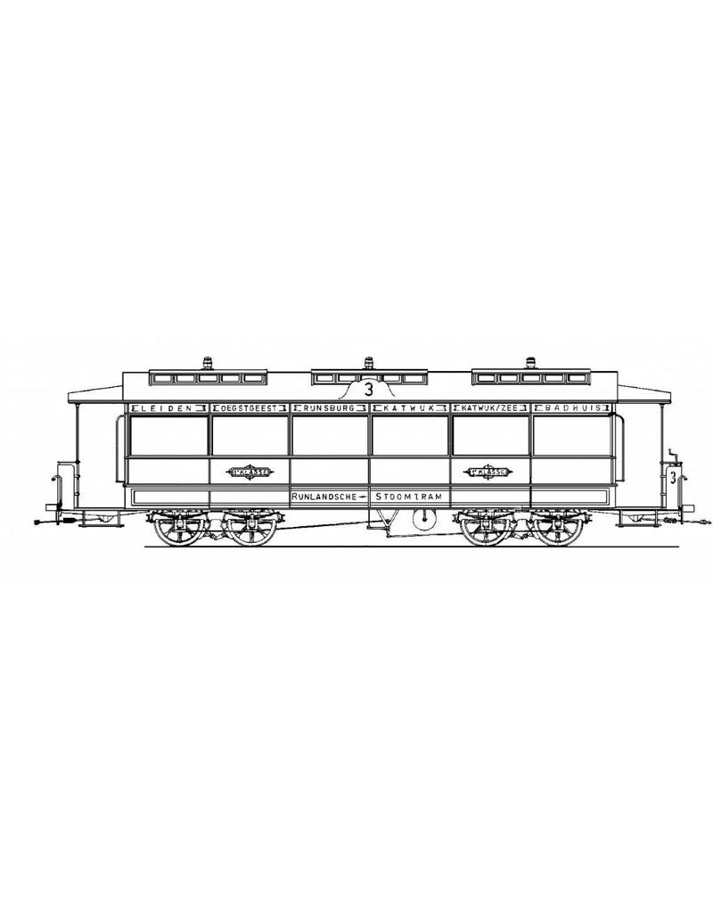 MBT 20.70.002 tram locomotive and carriages NZHVM for gauge 1