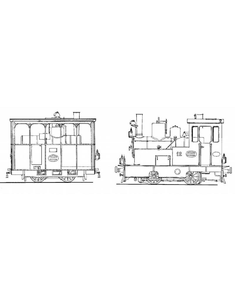 NVM 20.70.010 GOSM Dampflokomotiven 6-8 (1902.03.05), 9-11, 12 (Henschel 1921-1926)