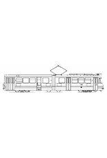 MBT 20.73.007 Gelenkstraßenbahnwagen GVBA 551-587 für Spur 0