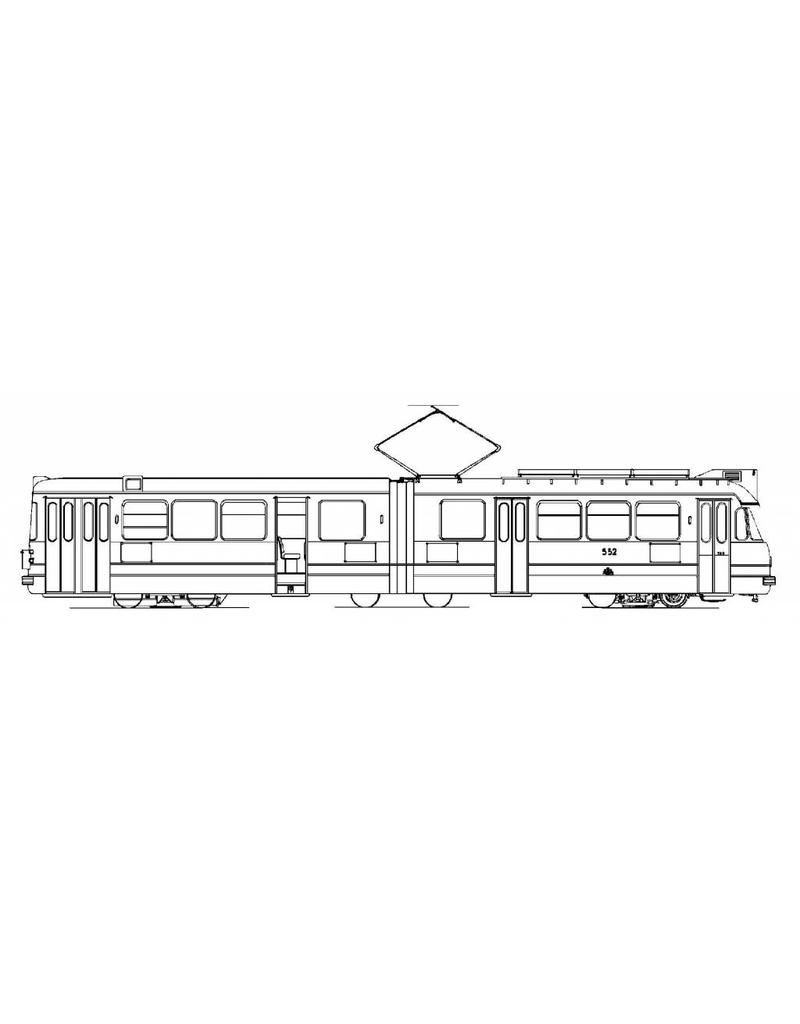 MBT 20.73.007 geleed tramrijtuig GVBA 551-587 voor spoor 0