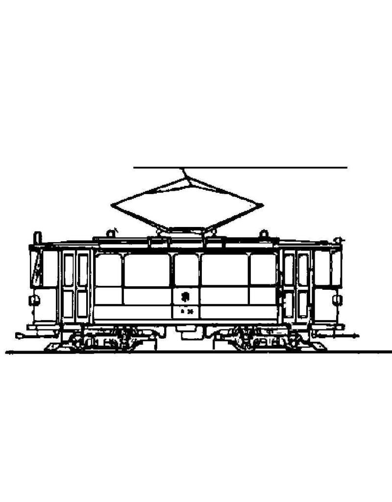 MBT 20.73.015 Triebwagen NZHVM A37-40, A58-59, Beiwagen B63, Zustand 1916