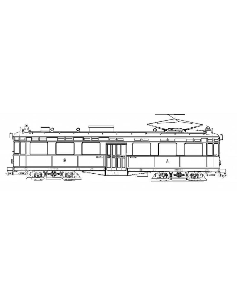 MBT 20.73.018 motorrijtuig NZHVM A201-202, aanh. Rijtuig B201-202