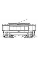 NVM 20.73.024 motorrijtuig NZHVM A41-57 ex-ENET, aanh.rijtuig B60-61