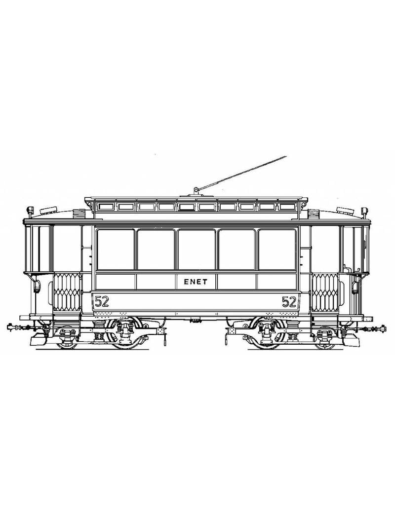 MBT 20.73.024 motorrijtuig NZHVM A41-57 ex-ENET, aanh.rijtuig B60-61
