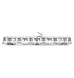 MBT 20.73.033 RET Metro sneltramrijtuig 5201-5271voor spoor 0 en spoor I