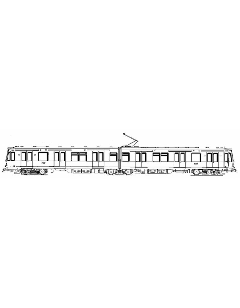 MBT 20.73.035 geleed tramrijtuig RET 701(Duewag, 1981)