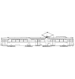 MBT 20.73.038 double-articulated tram RET 301 (Werkspoor/Duewag, 1964/65)