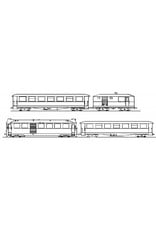 MBT 20.74.001 diesel tramtrein van de RTM voor spoor 0