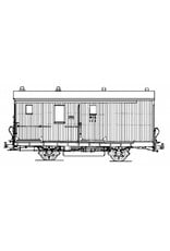 MBT 20.75.001 Straßenbahn-Gepäckwagen mit Postabteilung. NCS LLD1-5; Zuiderzeetramweg für Spur I