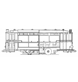 MBT 20.75.002 trailer RET 1399 for gauge O or gauge I