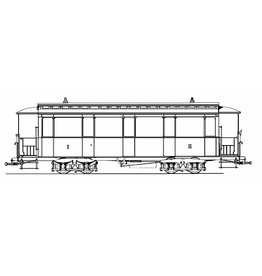NVM 20.75.009 aanhangrijtuig NZHVM B1-7, 11, 13-16 ex HSM, voor spoor I