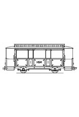 MBT 20.75.015 aanhangrijtuig NZHVM B20-21, B33-36 ex HSM (ook GoTM) voor spoor I