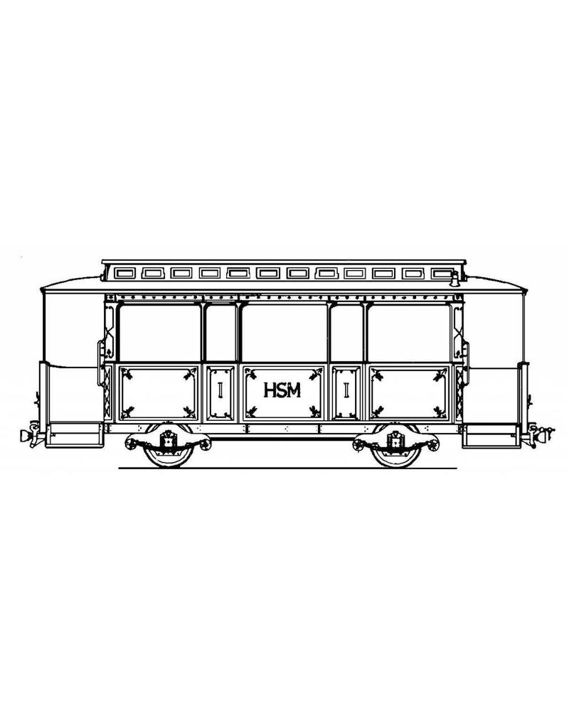 MBT 20.75.015 aanhangrijtuig NZHVM B20-21, B33-36 ex HSM (ook GoTM) voor spoor I