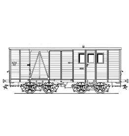 MBT 20.75.017 NTM post/bagagewagen D1-12 voor spoor 1