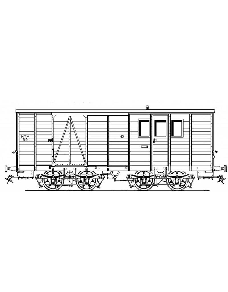 MBT 20.75.017 NTM post/bagagewagen D1-12 voor spoor 1
