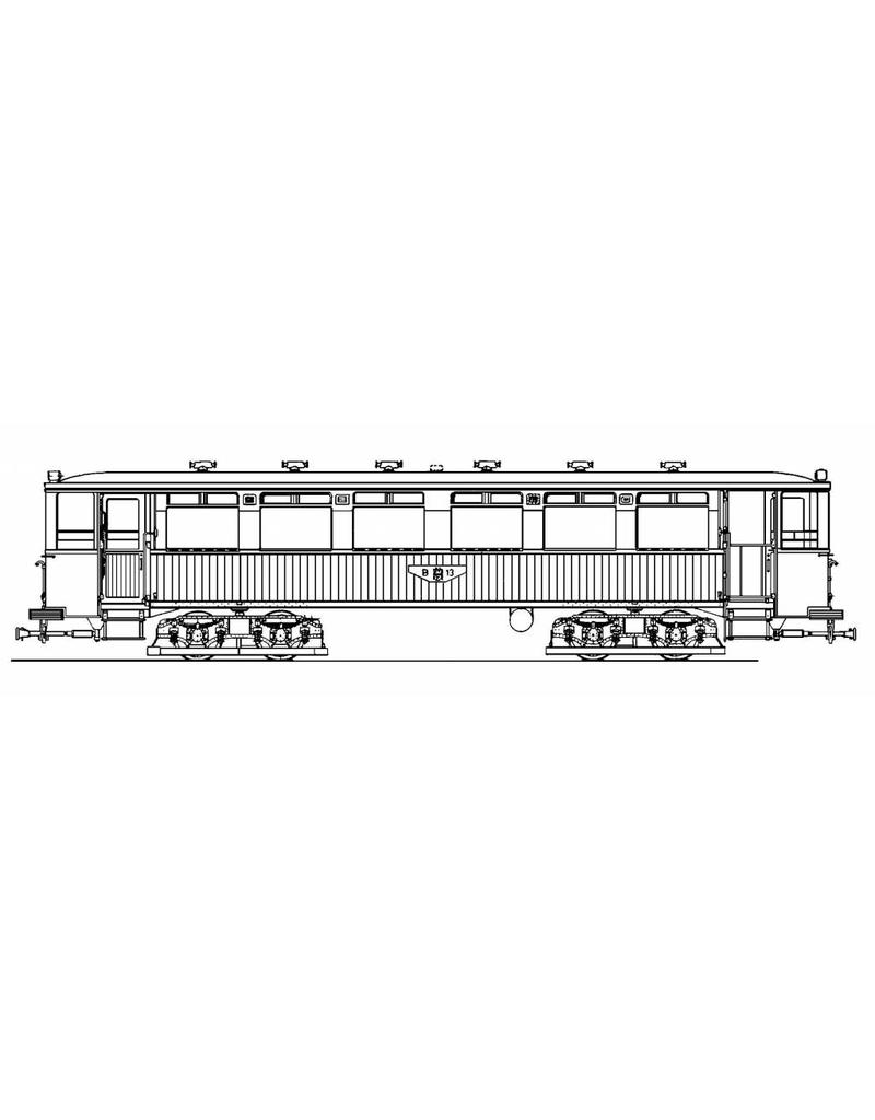 MBT 20.75.019 trailer carriage NZHVM B11-15, B44-45 exG0TM respectively WSM, for gauge I