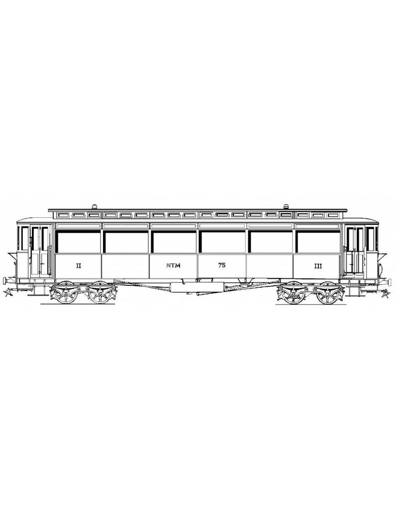 MBT 20.75.025 NTM personenrijtuig BC 73-78 (Werkspoor, 1915); voor spoor I
