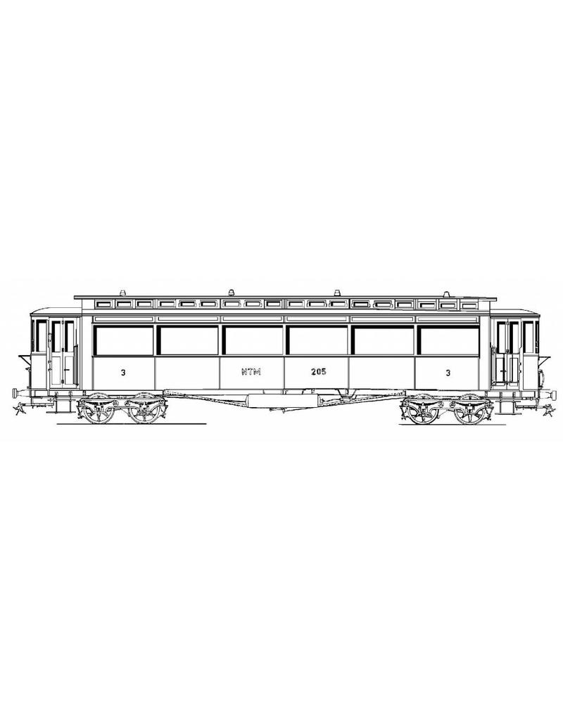 NVM 20.75.026 NTM Menschen Schlitten C 201-206 ((Werkspoor 1915) für die Strecke, die ich