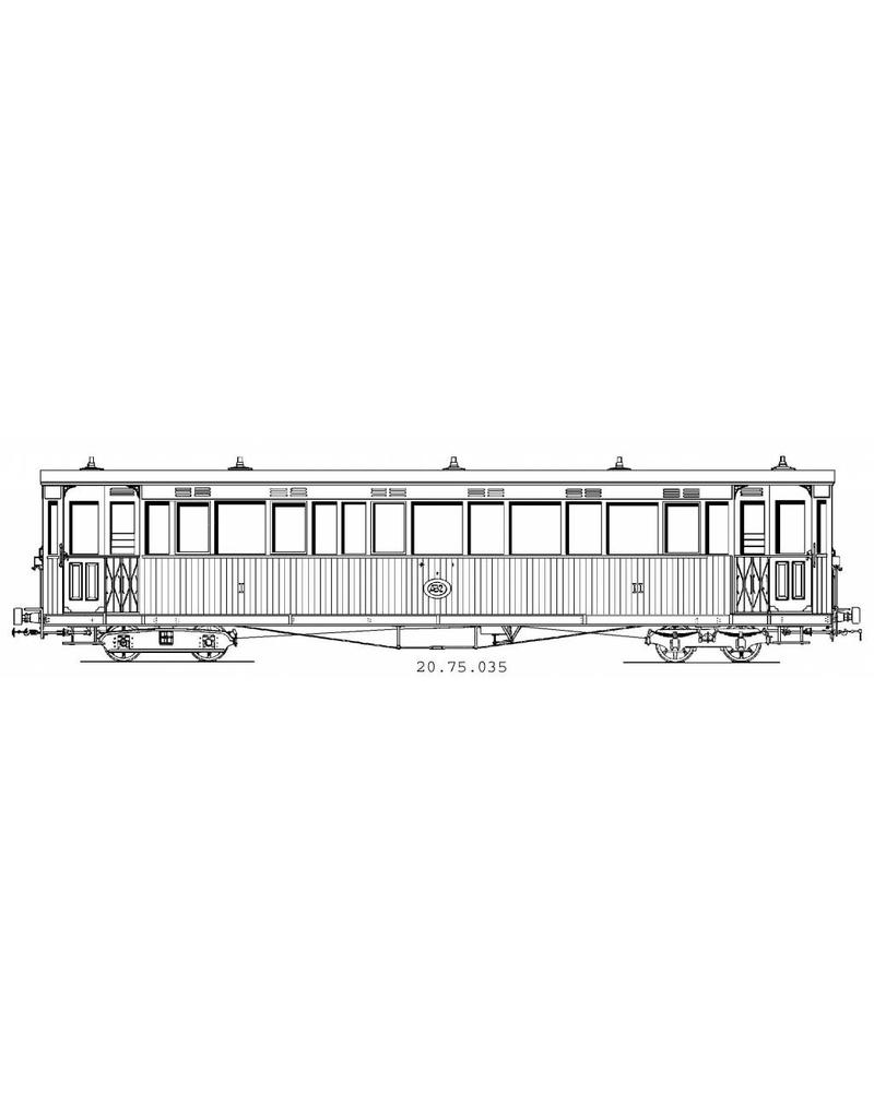 MBT 20.75.035 Zutphen-Emmerik Tramway, composite passenger carriage AB1-6 (Pennock, 1902)