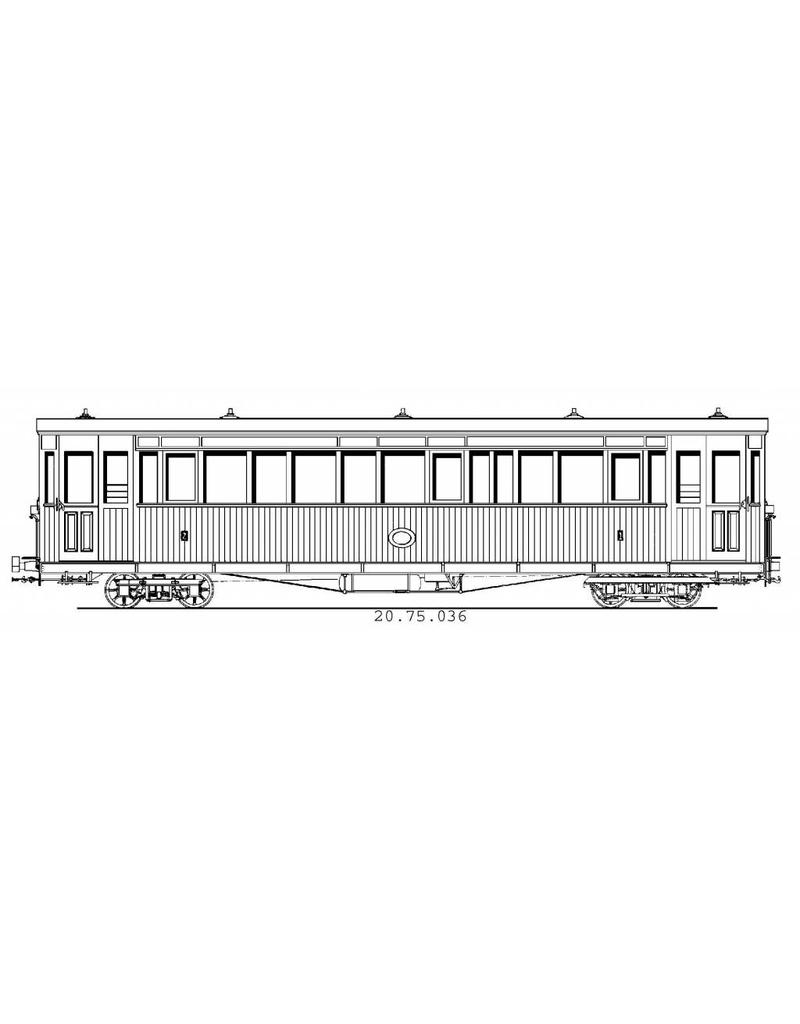 NVM 20.75.036 Tramweg Zutphen-Emmerich, gemischten Personenwagen 7-9 AB, ehemals B1,3,4 (Pennock, 1902)