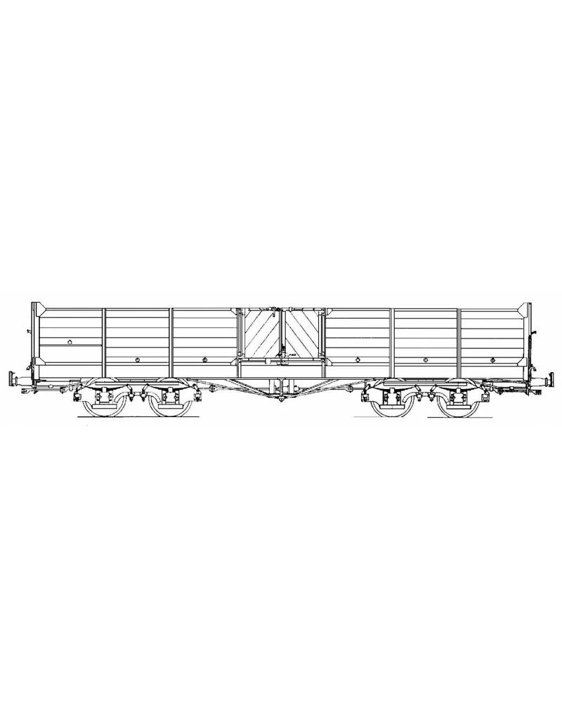 NVM 20.76.001 open goederenwagen SS81-86; Zuiderzeetramweg, voor spoor 0