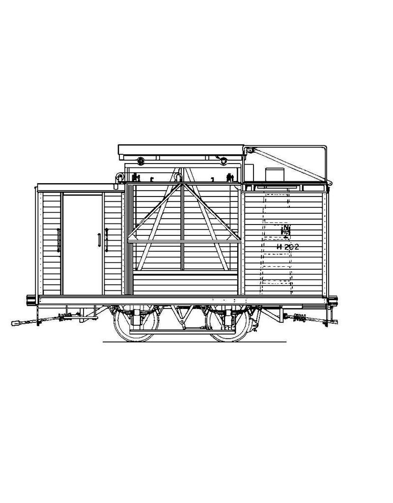 MBT 20.76.002 goederenwagens en werkwagens NZHVM; NZH C160-163, NZH CY1-4, NZH HY20, H251 en H202