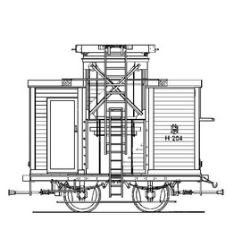 MBT 20.76.004 werkmaterieel NZH; H202-204, N10-12; voor spoor I