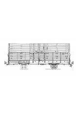 MBT 20.76.007 offener Güterwagen NCS/SS/NS 21-25; Zuiderzeetramweg; für Spur 0