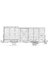 MBT 20.76.010 overdekte veewagen No 61 - 65; NCS/SS/NS; Zuiderzeetramweg; voor spoor 0
