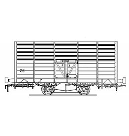 MBT 20.76.011 tramway ZE; livestock wagons F1-10, open goods wagons G1-4 and H1, closed goods wagons CH1,2