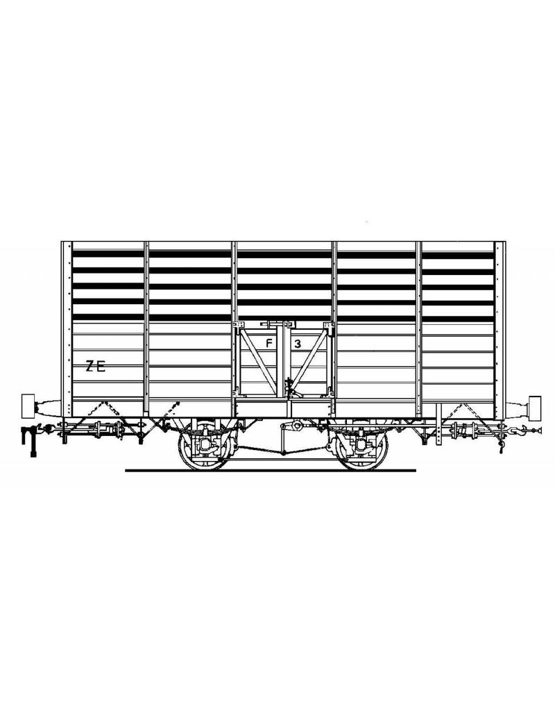 NVM 20.76.011 Straßenbahn THEM; F1-10 Viehwaggons, Gondeln G1-4 und H1, Güterwagen CH1,2