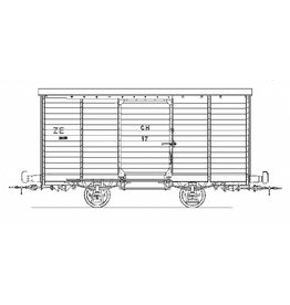 MBT 20.76.012 Gesloten goederenwagen CH17-20; Tramweg Mij. Zutphen - Emmerik