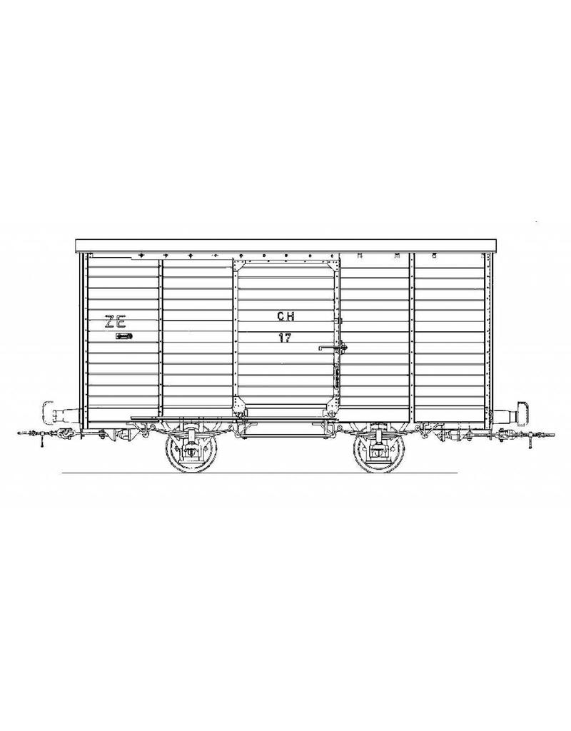 MBT 20.76.012 Closed goods wagon CH17-20; Tramway Co. Zutphen - Emmerik