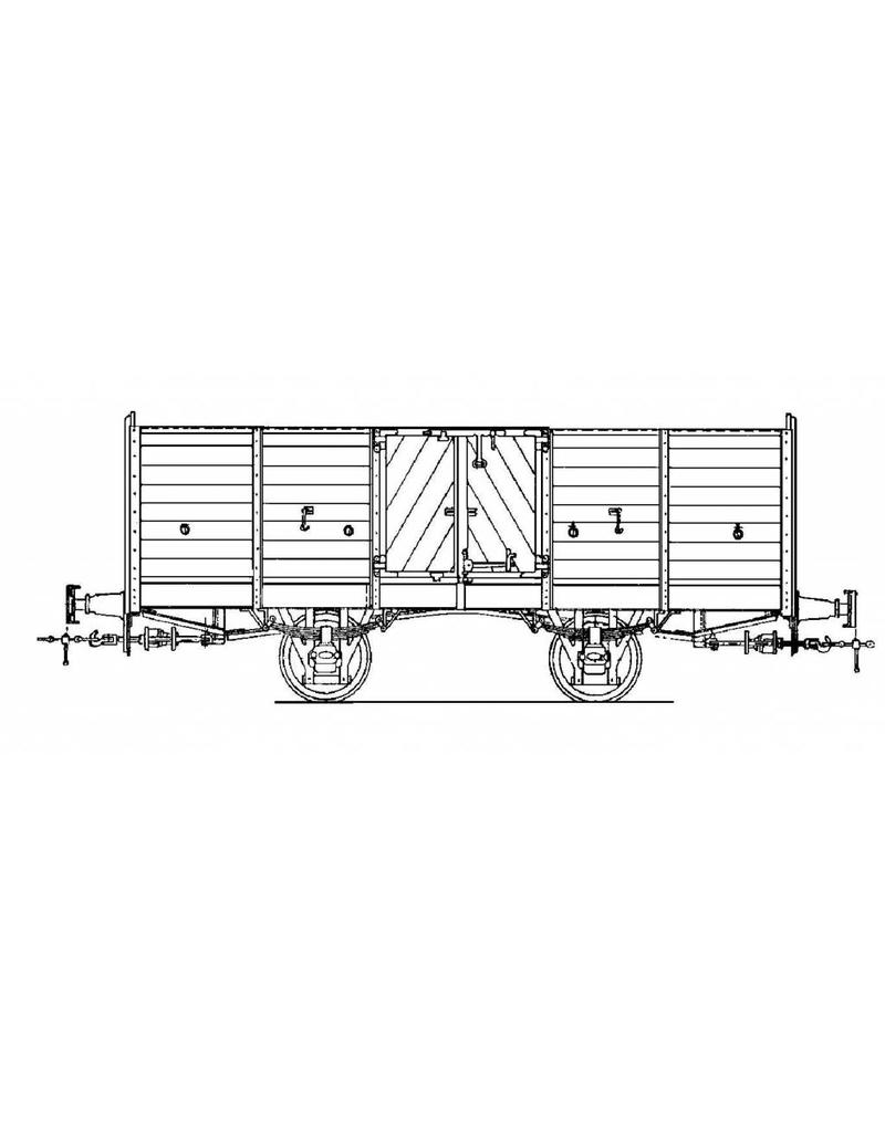 MBT 20.76.015 GOSM Covered livestock wagon 134-136; closed Goods wagon 161-180 (Allan, 1930);