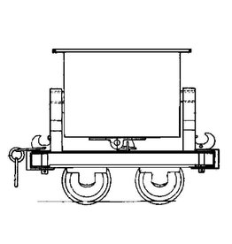 MBT 20.79.001 kipwagen voor zandtrein; voor spoor 0