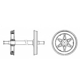 MBT 21.02.001 wheels for tram rolling stock Zuiderzeetramweg