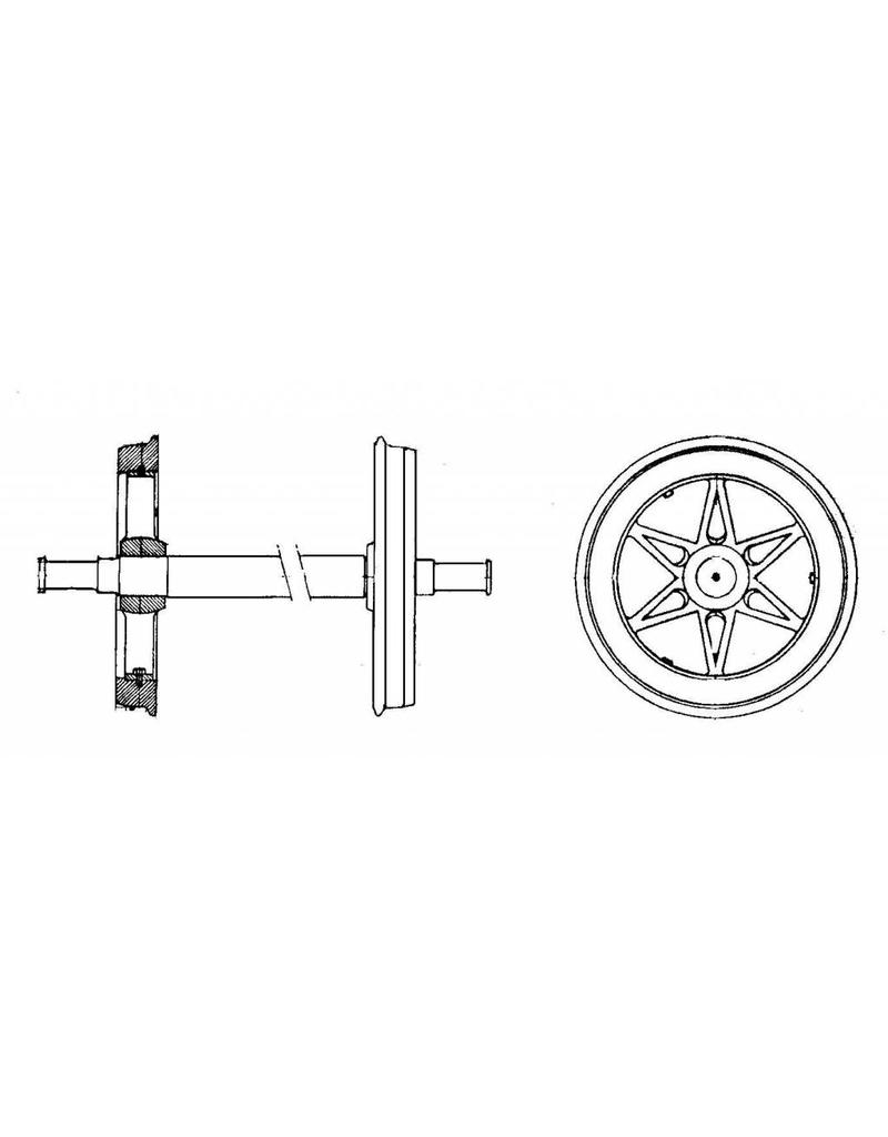 MBT 21.02.001 wheels for tram rolling stock Zuiderzeetramweg