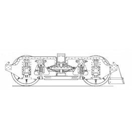 NVM 21.02.004 Drehgestell NZHVM Spurmaterial und derailleerwagen H104-105