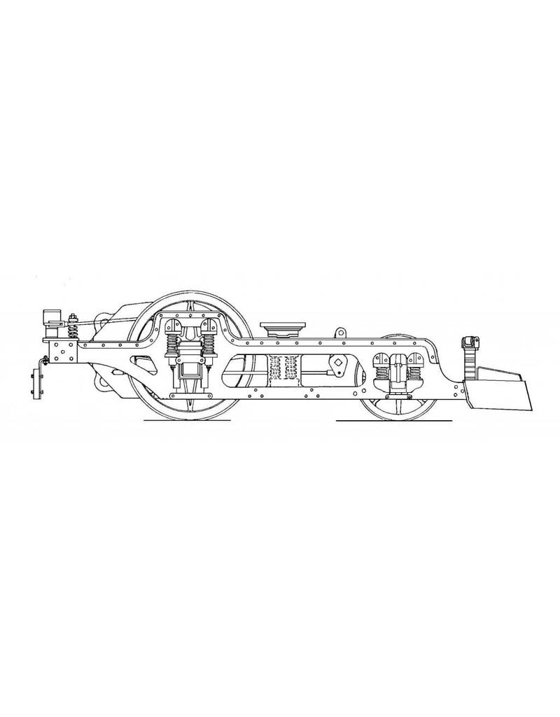 MBT 21.02.004 Drehgestell NZHVM Schmalspurmaterial und Entgleisungswagen H104-105