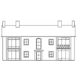 MBT Korea houses, Zandweg, Wijk bij Duurstede (1953) - Building Drawing Scale 1 : 87 (30.03.004/A)