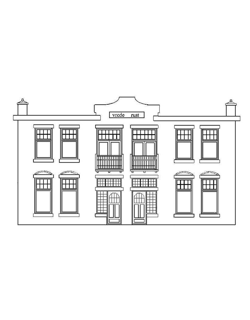MBT 30.03.019 Semi-detached house with flat roof; De Bilt (1923)
