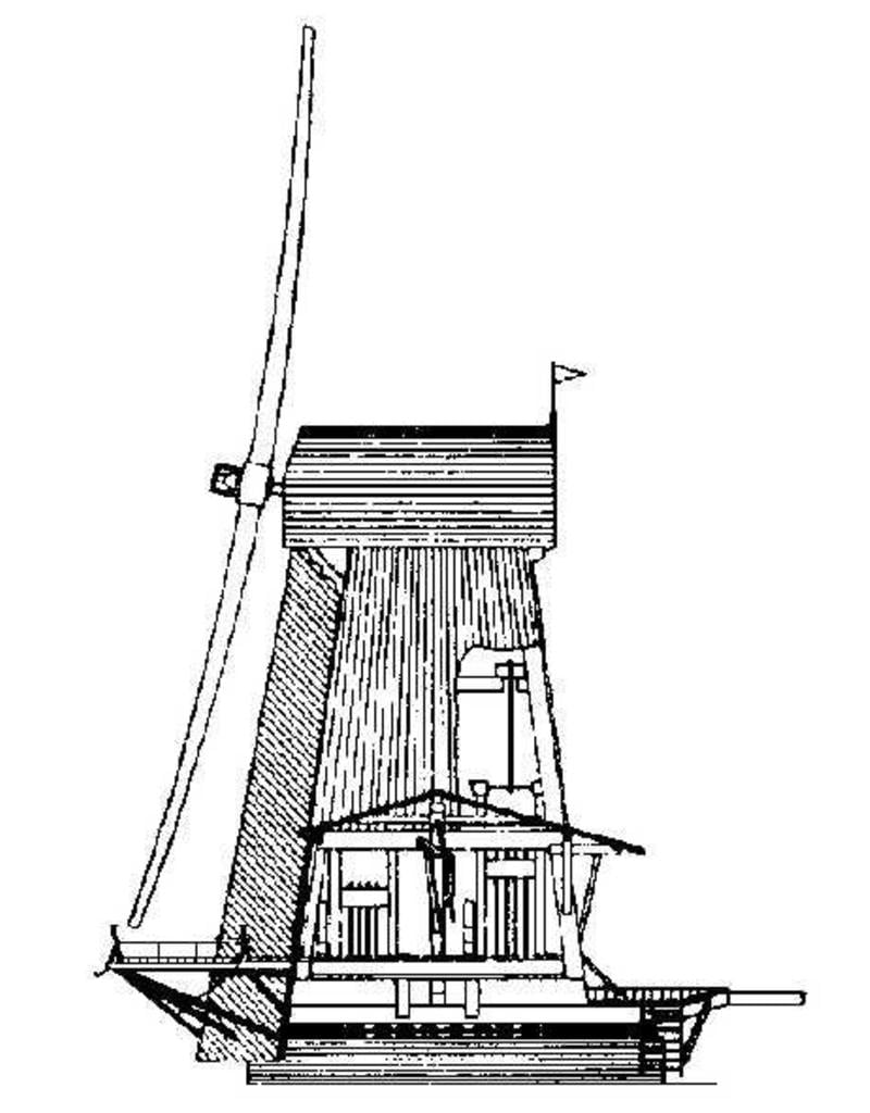 MBT 30.06.010 paltrok houtzaagmolen "De Eenhoorn"