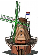 NVM 30.06.028 CD Stellingmolen "Die Schwalbe" zu Zuurdijk (gem.Leens, Groningen)