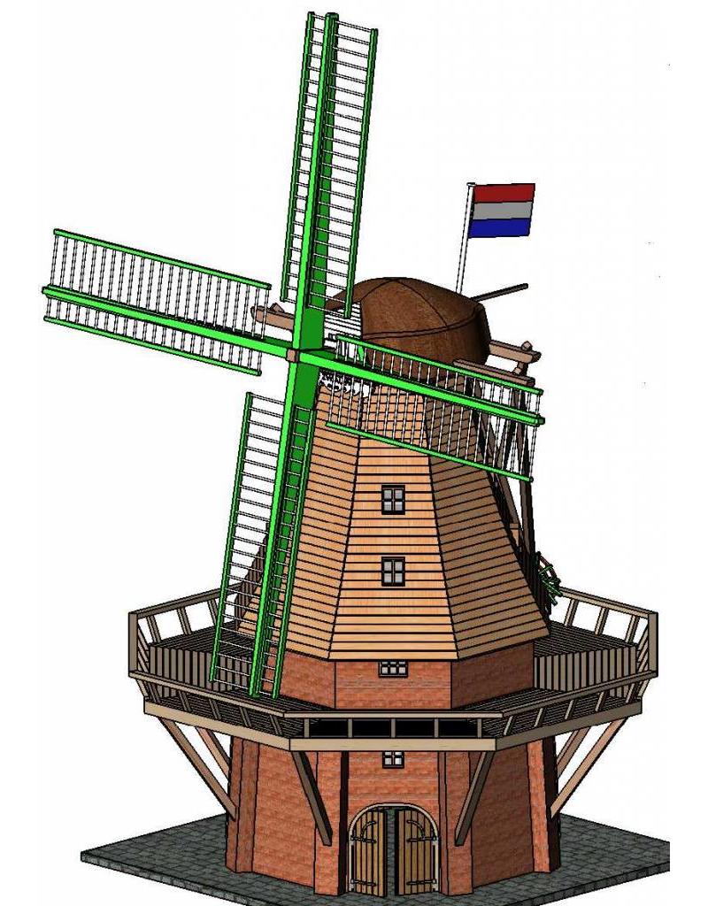 MBT 30.06.028/A Galeriemühle "de Zwaluw" in Zuurdijk (Gem. Leens, Groningen)