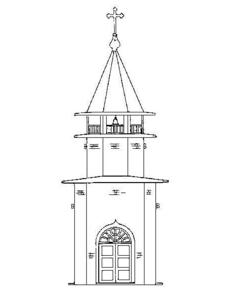 De Modelbouwer 30.10.001 Glockenturm von Kishi (Russland)