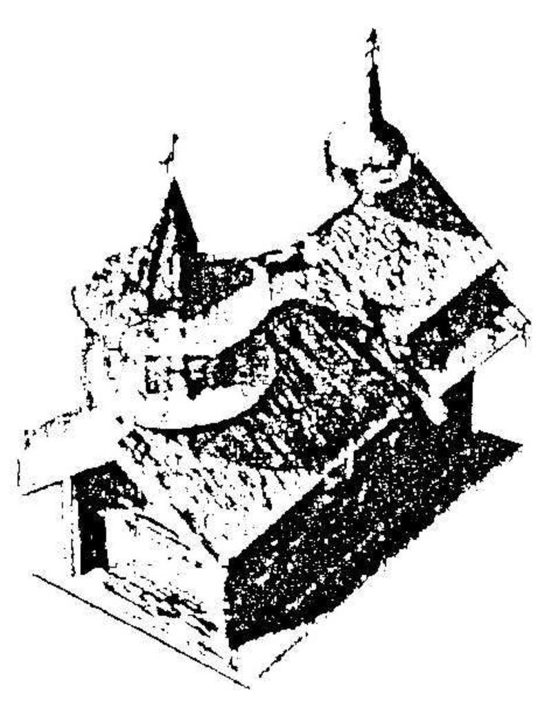 De Modelbouwer 30.10.002 Russian village church from Kizhi