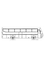 MBT BOVA "Futura" Omnibus - Konstruktionszeichnung Maßstab 1 : 10 (40.03.006)