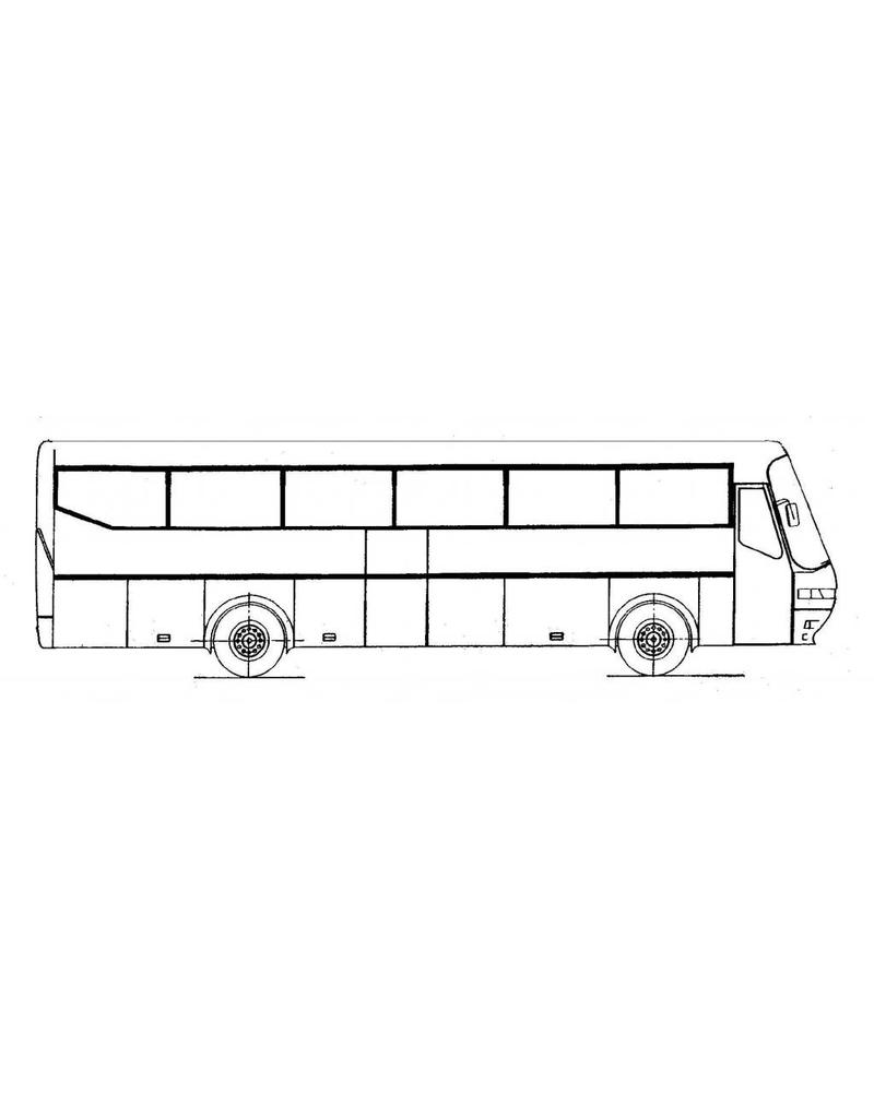 MBT BOVA "Futura" Omnibus - Konstruktionszeichnung Maßstab 1 : 10 (40.03.006)