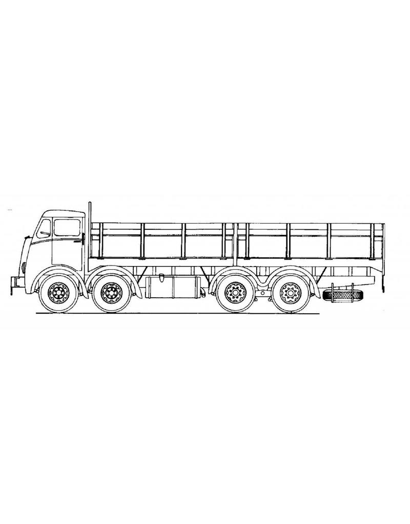 MBT Foden FG Achtachser - Bauzeichnung Maßstab 1 : 40 (40.04.006)