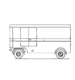 MBT DAF aanhangwagen VW101 - Bouwtekening Schaal 1 : 40 (40.04.010)